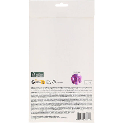 Rideau de porte rose 2m