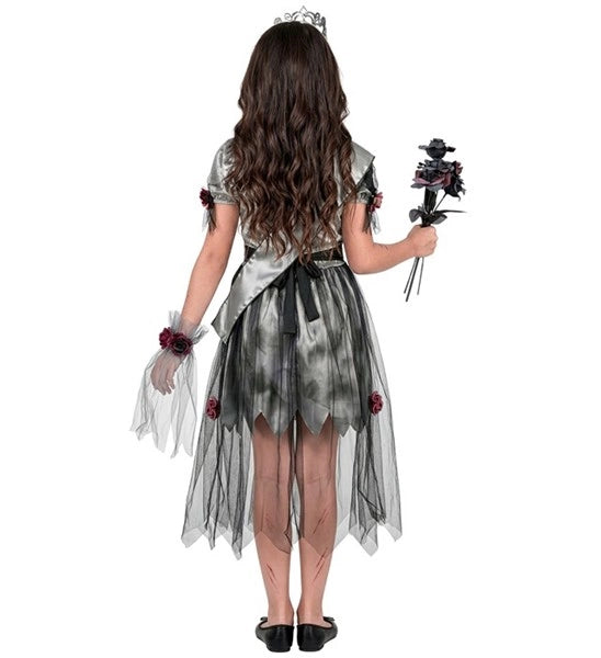 Costume de reine de bal zombie pour enfant