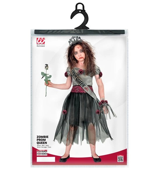 Costume de reine de bal zombie pour enfant