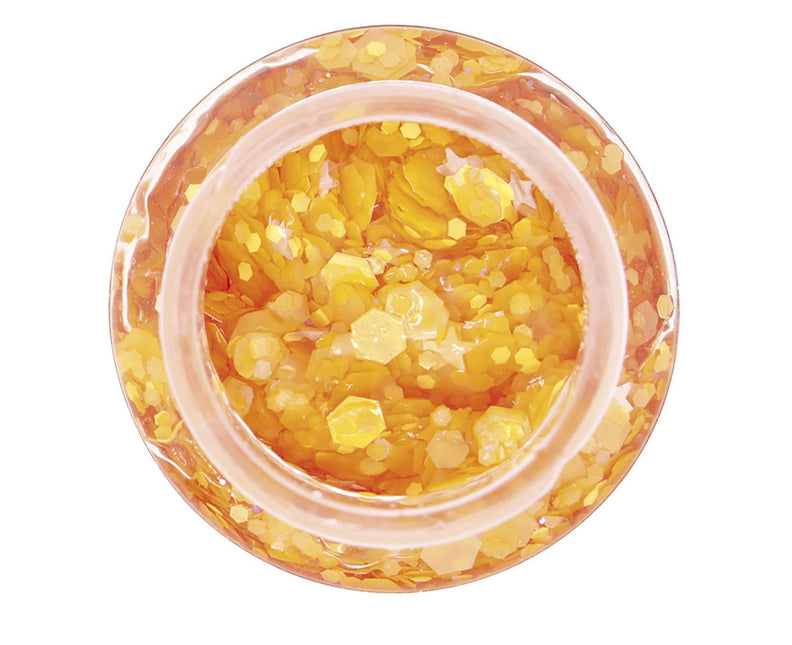 Gel pailleté orange 20g
