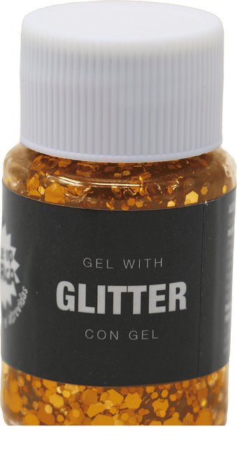 Gel pailleté orange 20g