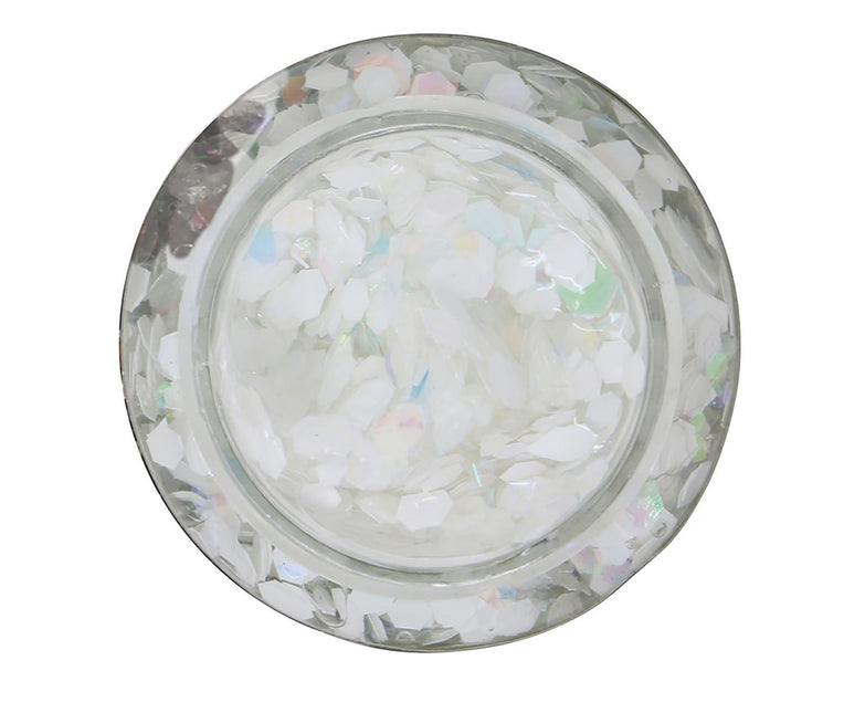 Gel pailleté blanc 20g