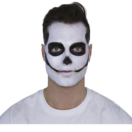 Set de maquillage Day Of The Dead Noir Rouge 8 pièces
