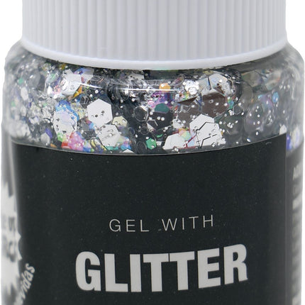 Gel pailleté argenté
