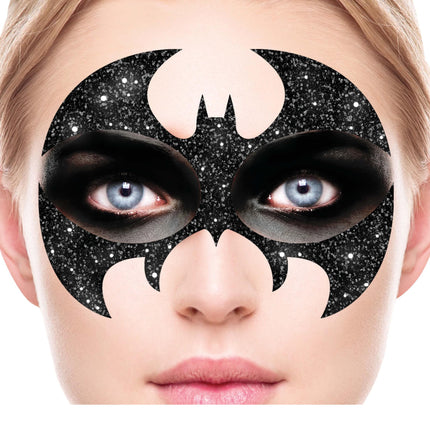 Face Stickers Bat Glitter 20cm