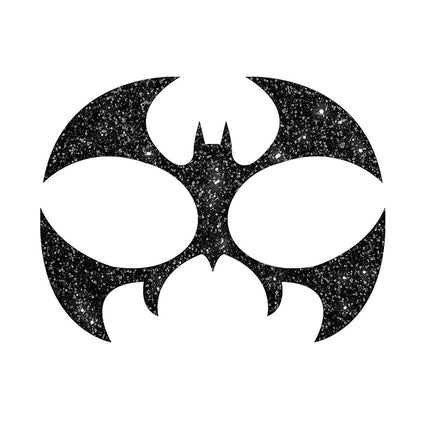 Face Stickers Bat Glitter 20cm