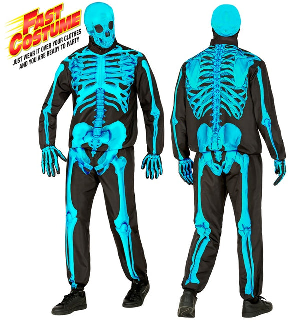 COSTUME DE SQUELETTE NÉON