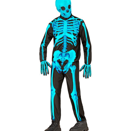 NEON SKELET KOSTUUM enfant