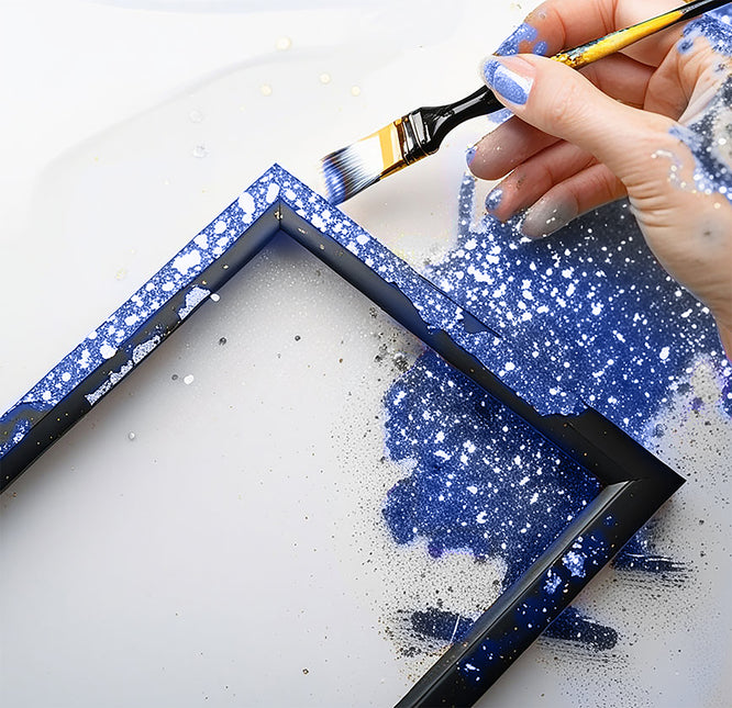 1 pot de paillettes biodégradables ou 10 gr de bleu