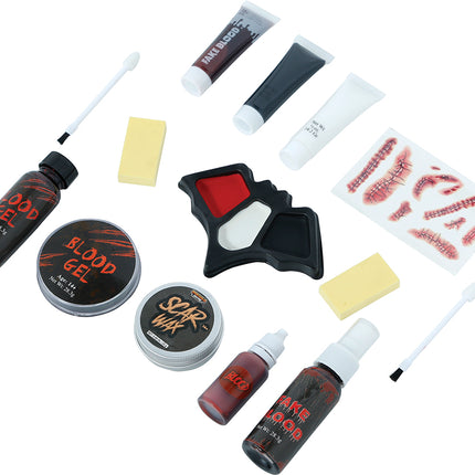 Zombie Schminkset 6 delig