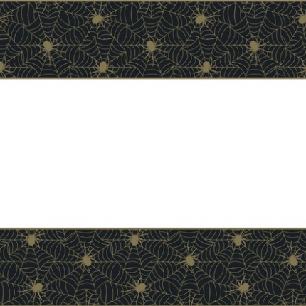 Nappe « Toile d'araignée » pour Halloween