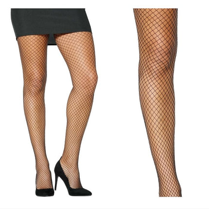 Collants en résille d'Halloween Noirs