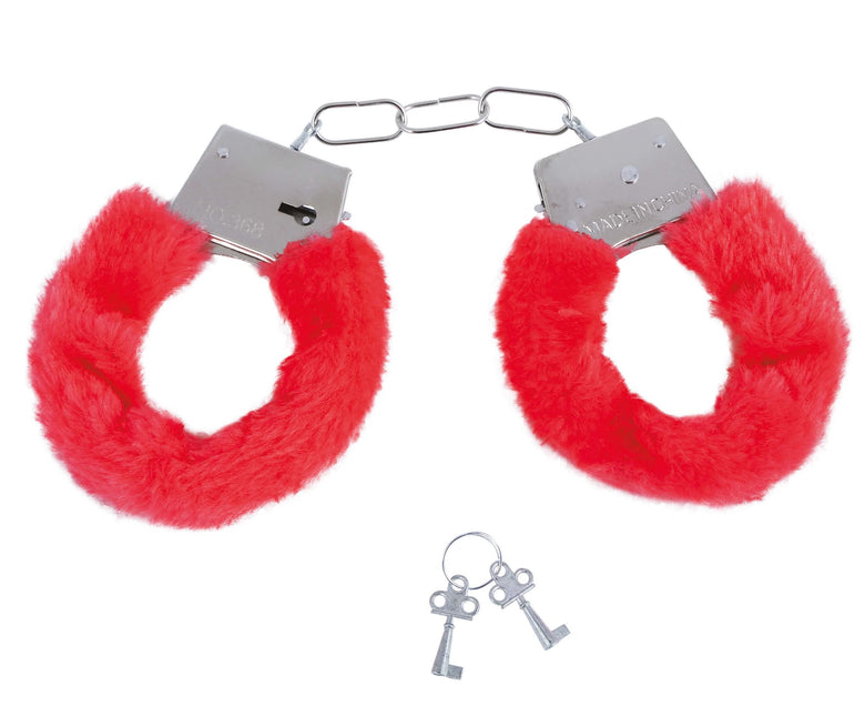 Menottes rouges en velours