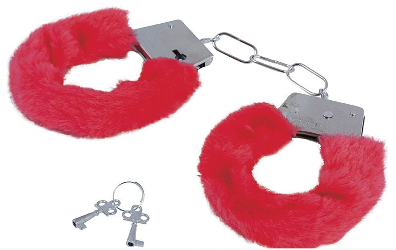 Menottes rouges en velours