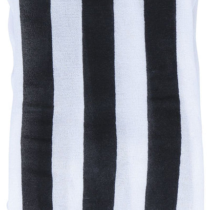 Legging noir et blanc rayé