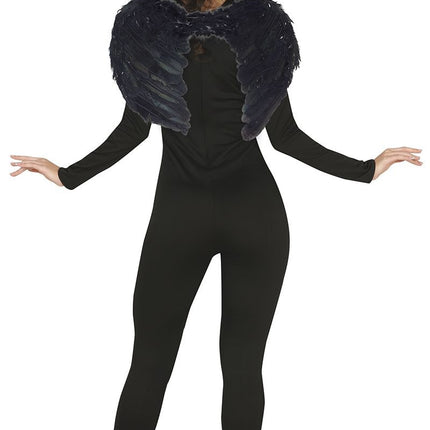 Ailes d'ange noir 60cm