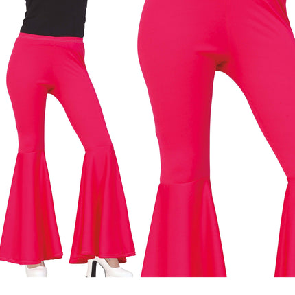 Pantalon Disco 70S Rose Dames