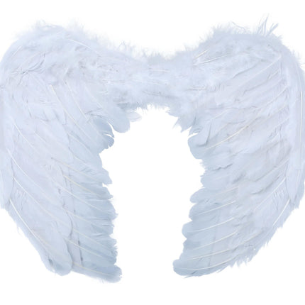 Ailes d'ange d'Halloween blanches 60cm