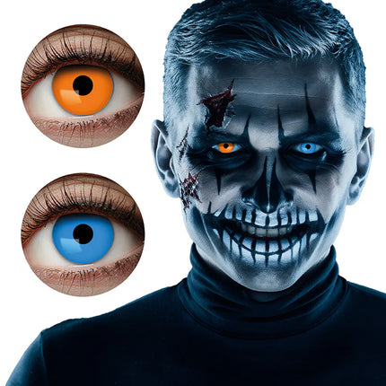 Une paire de lentilles de contact jetables Jester pour 3 mois