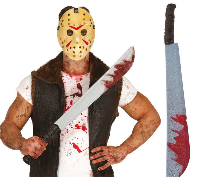 Halloween Machette sanglante 74cm