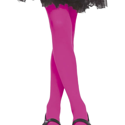 Collants d'Halloween Enfant Rose