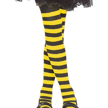 Legging jaune rayé enfant
