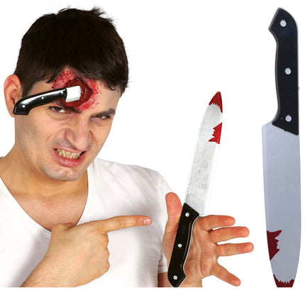 Couteau sanglant d'Halloween 30cm