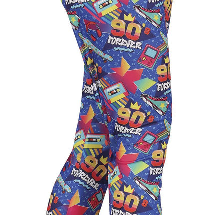 90s Legging Bleu Dames