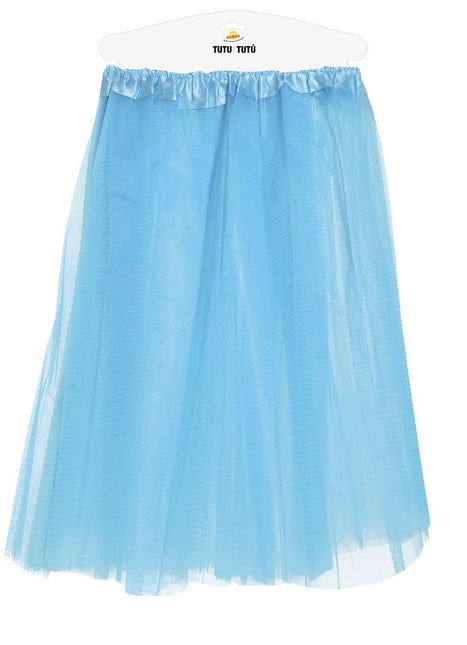 Tutu bleu clair pour dames 60cm