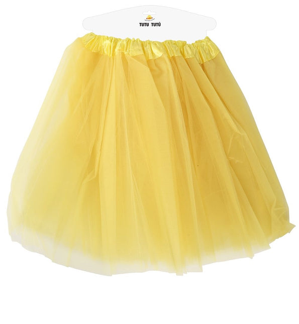 Tutu jaune pour dames 60cm