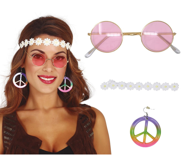 Ensemble Hippie Flower 3 pièces