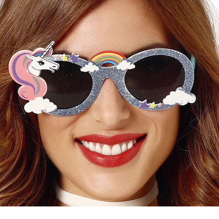 Lunettes de licorne pailletées