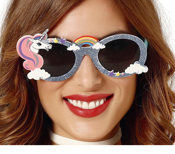 Lunettes de licorne pailletées