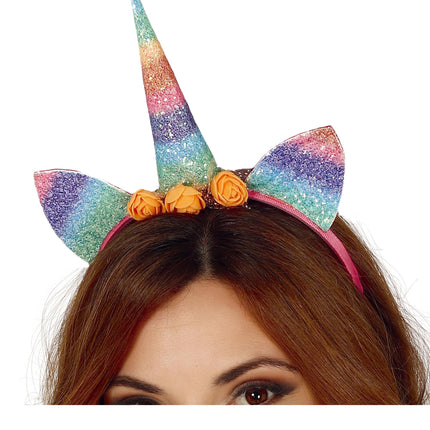 Bandeau de licorne coloré
