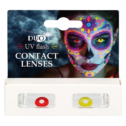 Une paire de lentilles de contact mensuelles UV Burst