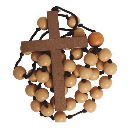 Collier de perles Croix 75cm