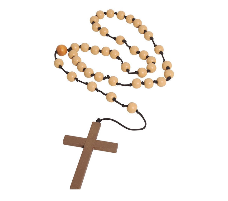 Collier de perles Croix 75cm