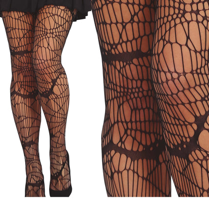 Collant noir Toile d'araignée