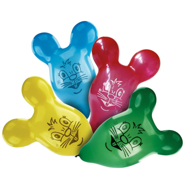Ballons souris colorés 60.9cm 4pcs