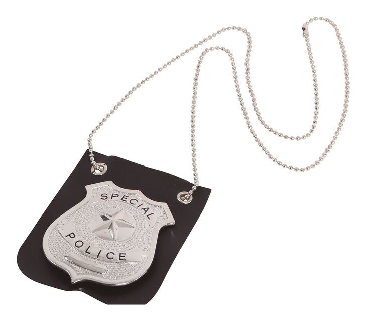 Chaîne de badge de police 8cm