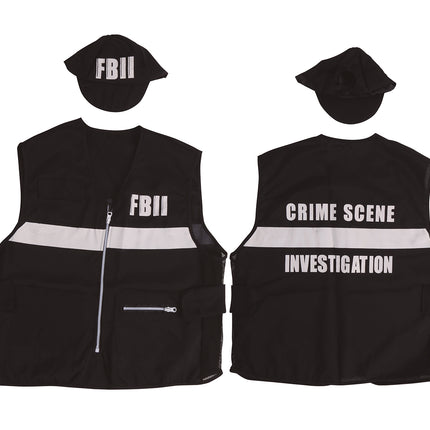 Gilet et casquette du FBI