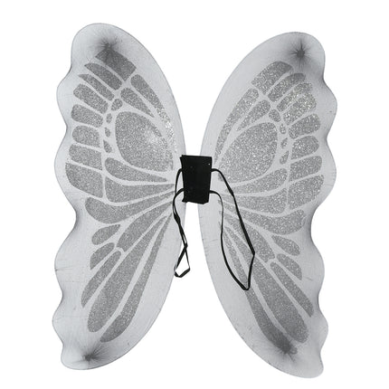 Ailes de papillon Argent 46cm