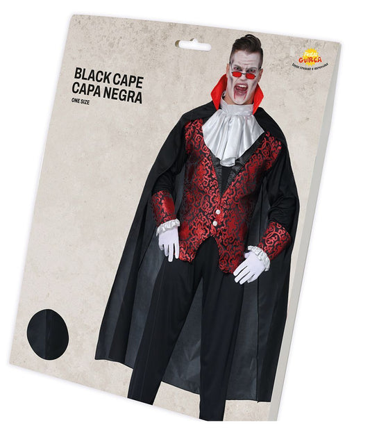 Cape noire d'Halloween 1,4 m