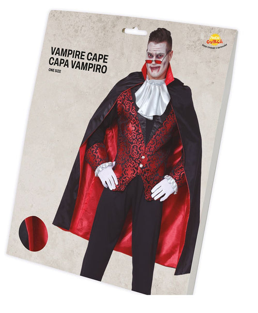 Cape d'Halloween doublure rouge 1.15m
