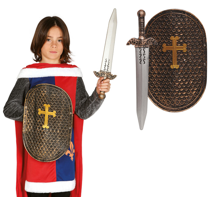Bouclier et épée enfant 48cm