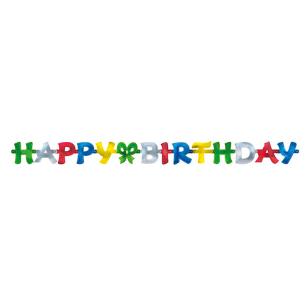 Guirlande de lettres Happy Birthday 1.4m