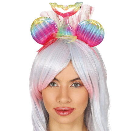 Diadème de sirène Multicolore