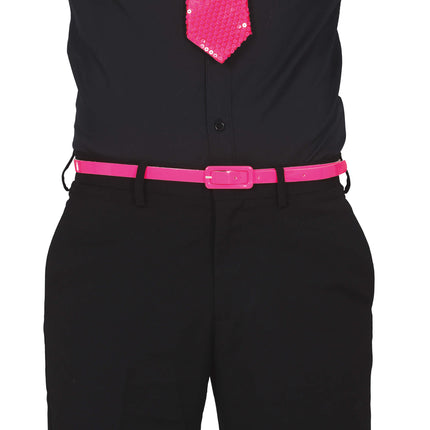 Ceinture rose fluo 1,1 m