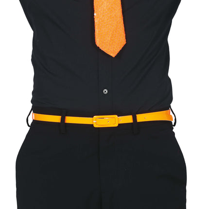 Ceinture orange fluo 1,1 m
