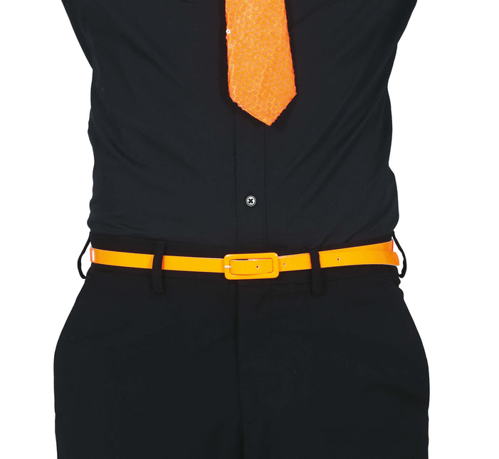 Ceinture orange fluo 1,1 m